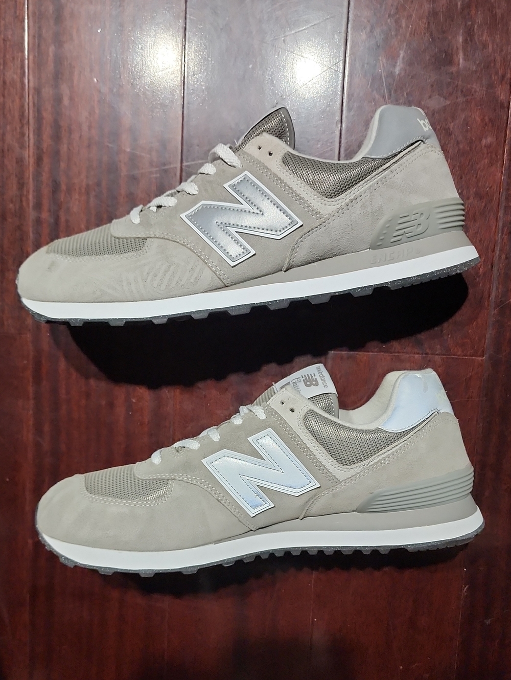 New Balance 574 Classic Mens Sz 13 Gray Athletic Running Shoes Sneakers